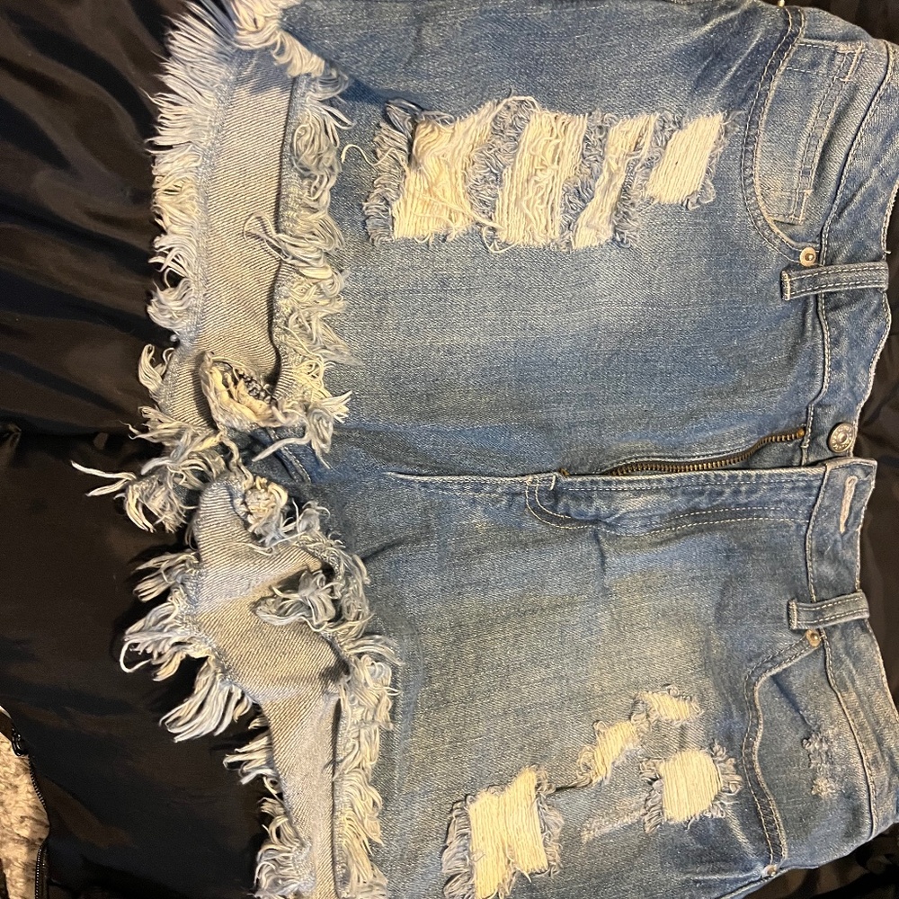 Blue Jenna high waisted